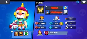 Conta de Braw super upada - Brawl Stars