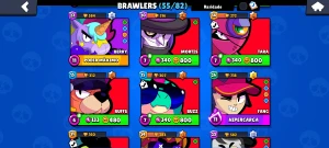 Conta de Braw super upada - Brawl Stars