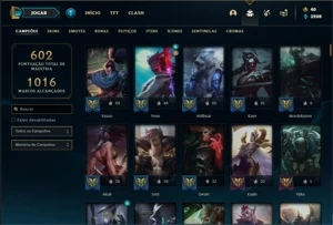 Conta bronze 2 com 150 champs e 139 skins (Nivel 446) - League of Legends LOL
