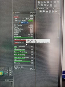 TIBIA - MASTER SORCERER 305 MAGIC LEVEL 86 (DESCUBRA)