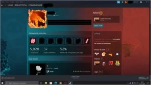 STEAM COM MUITOS JOGOS