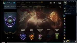 conta league of legends diamante LOL