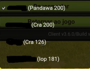 Conta Panda e Cra lvl 200 Dofus Touch Server Brutas