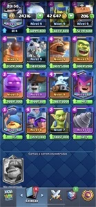 Conta clash royale nível 14