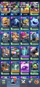 Conta clash royale nível 14