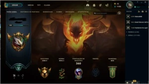 Conta no league of Legends LOL