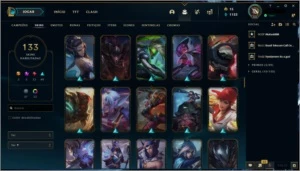 Conta no league of Legends LOL