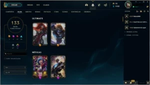 Conta no league of Legends LOL