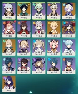 venti + raiden + mona + qiqi + jean - Genshin Impact