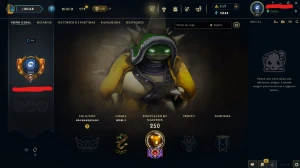 Conta LOL Full Acesso - 121 Champs e 119 Skins - Rammus Rei - League of Legends