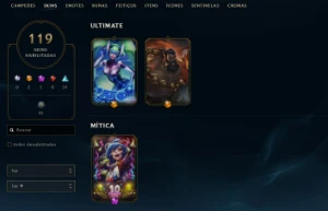 Conta LOL Full Acesso - 121 Champs e 119 Skins - Rammus Rei - League of Legends