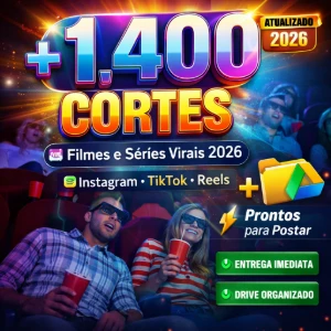 +1400 Cortes Virais de Filmes e Séries para Instagram TikTok - Outros