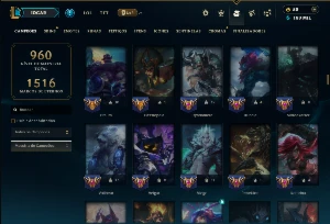 Prata 2 com TODOS os Champs e 189 Skins ( ADC / MID / JG ) - League of Legends LOL