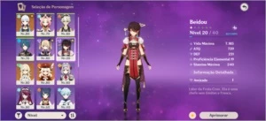 Genshin Impact Conta Kamisato Ayaka+Klee e outros 4 AR51
