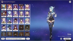 ar 40 Eula e mona espadao celestial e mais de 3000 gemas - Genshin Impact