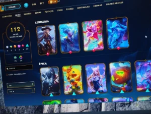 Conta Valorant/LoL. Mesmo login e senha. Gmai de criação.