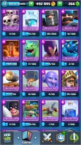 Conta Clash Royale XP 12 Arena 12