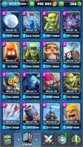 Conta Clash Royale XP 12 Arena 12