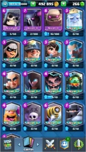 Conta Clash Royale XP 12 Arena 12