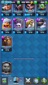 Conta Clash Royale XP 12 Arena 12