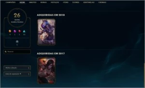 conta diamante 3 excelente para main irelias! - League of Legends LOL