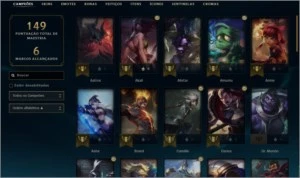 conta diamante 3 excelente para main irelias! - League of Legends LOL