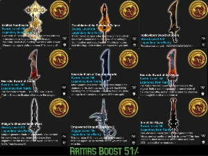 Conta Com 3 Heromart + Forge + End Game + 1.2K De Itens - Adventure Quest World AQW