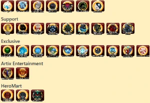 Conta Com 3 Heromart + Forge + End Game + 1.2K De Itens - Adventure Quest World AQW