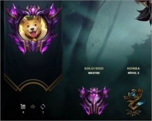Conta LoL Mestre - 66% Win Rate - League of Legends