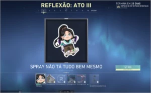 conta valorant com leque celestial, passe ativo e 2k de VP