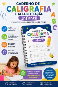 🌟 Caderno de Caligrafia & Alfabetização - eBooks