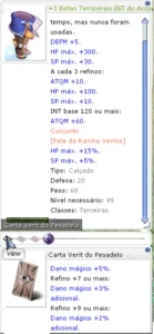 Vendo ALT Q arcano - Ragnarok Online