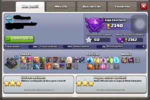 Clash of Clans - Centro de Vila 9 - 5 Construtores