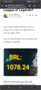 Conta lvl 526, ouro 2 145 campeões 185 skin - League of Legends LOL