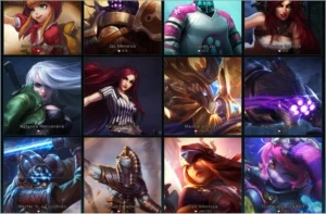 Conta unranked 35 champions 12 skins. - League of Legends LOL