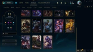 Conta platina 4 - League of Legends LOL