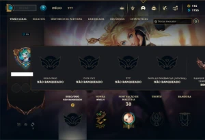Unranked com 31 Champs e 6 Skins - League of Legends LOL