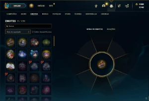 Diamante 4 com 40 Champs e 3 Skins + 1480 RP - League of Legends LOL