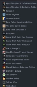 Conta Steam mais de 11 anos com GTA V e 3 mil horas de DOTA