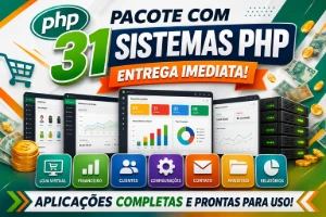 Pacote Com 31 Scripts Php – Entrega Imediata - Sites, Lojas e Sistemas Prontos Sites e Scripts