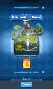 CLASH ROYALE LVL 10 ARENA 10 VÁRIAS LENDARIAS