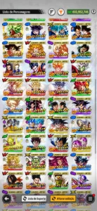 Vendo conta histórica(2020) e competitiva - Dragon Ball Legends