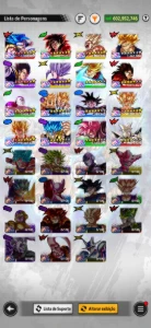 Vendo conta histórica(2020) e competitiva - Dragon Ball Legends