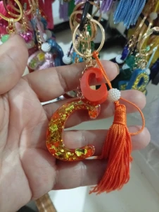 Chaveiro letras do alfabeto - Artesanato e Personalizados