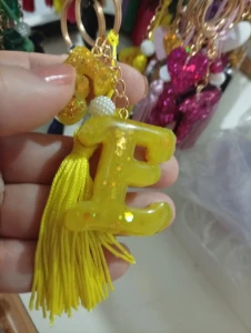 Chaveiro letras do alfabeto - Artesanato e Personalizados