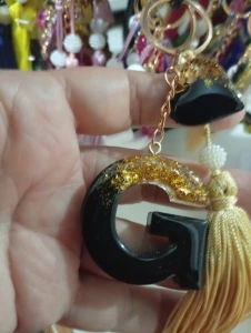Chaveiro letras do alfabeto - Artesanato e Personalizados