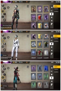 Conta diamante 4 gemada - Free Fire