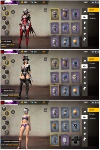 Conta diamante 4 gemada - Free Fire