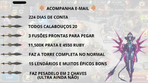 RAID SHADOW LEGENDS - Conta mid game top (Info Images) - Outros