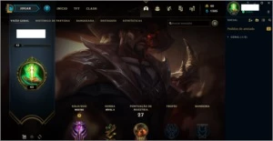 CONTA LEAGUE OF LEGENDS MESTRE LOL